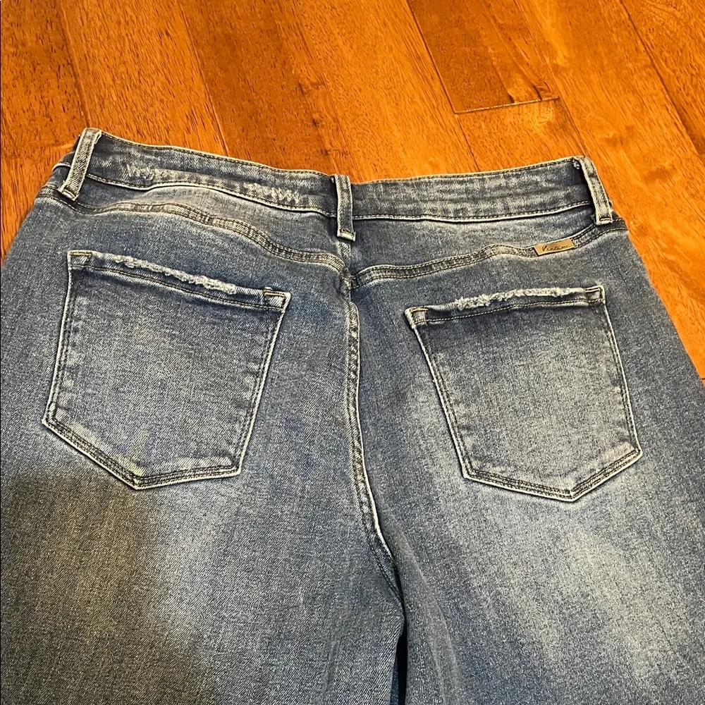 KanCan Women's Straight Leg Jeans in Dark Blue 11/29